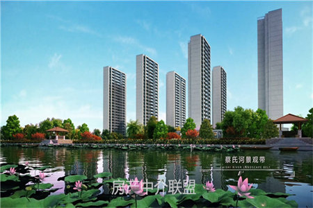 大源物业！百合花园二期套三南客厅落地窗送车库凤凰楼层